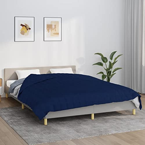 Revera Gewichtete Decke blau 220 x 235 cm 11 kg Stoff