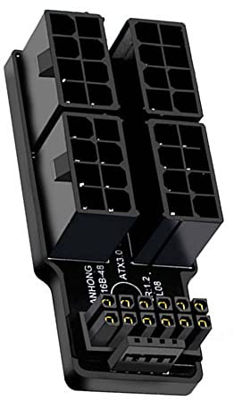 cablecc abgewinkelter 90 Grad ATX3.0 PCI-E 5.0 Power Modular 12VHPWR Adapter auf Vier ATX 8P für 4080 5090TI 16Pin 12+4P Grafikkarte
