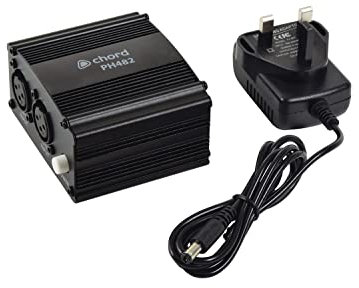 Chord | 2 Channel Phantom Power Supply Unit with Power Adaptor