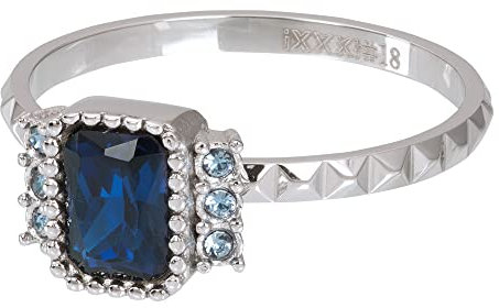 iXXXi Füllring CLASSIC MIRACLE BLUE silber - 2 mm Größe 17