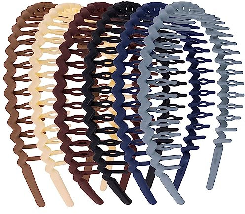 WLLHYF Lot de 6 peignes à cheveux en forme de dents de requin pour filles et femmes - En plastique - Antidérapants - En forme de U - Colorés - Accessoires de coiffure (lot de 1)