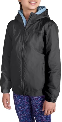 Mountain Warehouse Torrent Kids Waterproof Rain Jacket Jet Black 3-4y