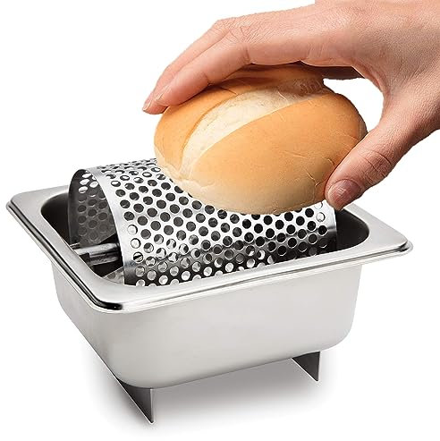 EVANEM Rueda Mantequilla de Acero Inoxidable, esparcidor de Mantequilla, Rodillo de Mantequilla de Pan, Rueda Mantequilla de Pan, diseño único para Evitar el Desperdicio de Mantequilla, Picnic