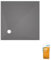 Receveur de douche à carreler 120 x 120 WEDI Fundo Primo carré écoulement excentré + colle 320