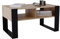 CraftPAK Wohnzimmer Tisch für Couch aus hochwertigem Holzwerkstoff, moderner Couchtisch mit zusätzlicher Ablagefläche, Sofatisch für Wohnzimmer, Couchtisch schwarz bardolino