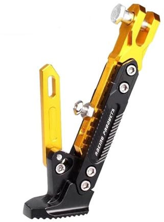 Parkständer Parkhalter Bodenständer Verstellbarer Motorradständer Ständer Fuß Side Kick Für CBR 250R X11 Pcx 125 Shadow 600 Sh 300 X ADV 750 Dominator Nx650