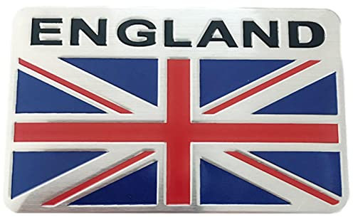 Povanjer Union Jack Auto-Aufkleber – Abzeichen-Aufkleber, England-Flagge, Emblem, GB-Flagge, Abzeichen, Grafik-Aufkleber für Rennwagen, Röcke, Seite, Queen-Gedenk-Requisiten, Emblem-Aufkleber
