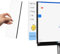 Lumanman Magnetic Monitor Memo Board for Computer, Acrylic Message Reminder Board for Moniter Side, Office Desk Accessories for Women Men, Computer Sticky Note Holder Home Office Memo Holder, Clear