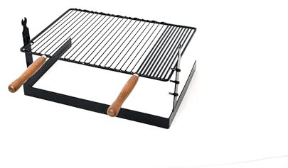 Griglia per barbecue e camino in ferro battuto 80 × 70 × 50 cm