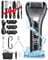 Electric Foot File for Hard Skin Remover, 16 in 1 Rechargeable Pedicure Sets for Feet, Waterproof Callus Remover with 3 Replacement Roller Heads, 3 Speeds & LED Display, Foot Care Kit with Storage Bag