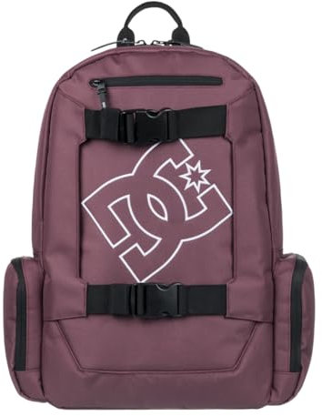 DC shoes Zaino porta skate Chalkers 5 Backpack alta qualità Fw 2024 con tasche e scomparti - 28 Litri (bitter chocolate)