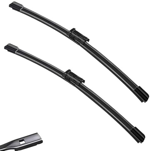 VENYAA Limpiaparabrisas Coche para Audi Q3 2011 2012 2013 2014 2015 2016 2017 LHD, Escobillas Limpiaparabrisas Delantero Accesorios Coche