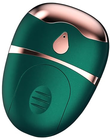 Massaggiatore per gli occhi con terapia calda e fredda, rimuovere le borse e le palpebre, massaggiatore elettrico per gli occhi, funzione spray 2 modalità, dispositivo per la cura del viso contro il