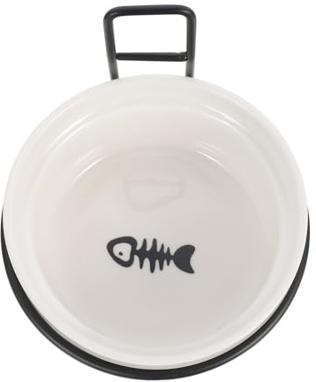 Alasum 1 set di ciotole da appendere per gatti antiscivolo e stabile ciotola per cani in ceramica ad alta capacità per montaggio a parete e alimentazione salvaspazio favorisce un cibo sano