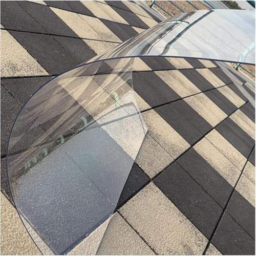 1mm Polycarbonat-kunststoffplatte Klare Pergola-dachabdeckung Gewächshaus Pc Endurance Board Leicht Zu Schneiden Für Baldachin Balkon, 1.5x2m