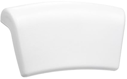 Koelaa Badewannenkissen – Wasserdichtes & Ergonomisches Wannenkissen mit 2 Saugnäpfen, Badekissen für Badewanne, Wannenkissen, Anti-Rutsch Premium-Kissen mit Entspannung, Badekissen für Spa – Weiß