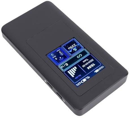 Gedourain Routeur sans Fil WiFi Double Bande Portable 5G pour Les sur Puce MTK, Connexion Rapide 1200 Mbps, Large compatibilité, Batterie de Grande capacité, pour Le Travail à Domicile et Les