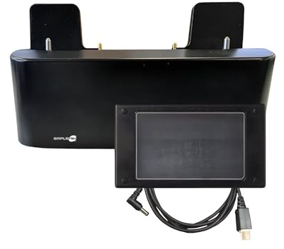 SIMPLETEK - Dockingstation mit einem Steckplatz für Tablet ET50 ET51 ET55 ET56 | 4-Pin Pogo System | Kit mit Netzteil 50 W und DC-Kabel (überholt)