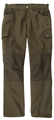 Hubertus Canvas Outdoorhose olivbraun Übergröße, Größe:62