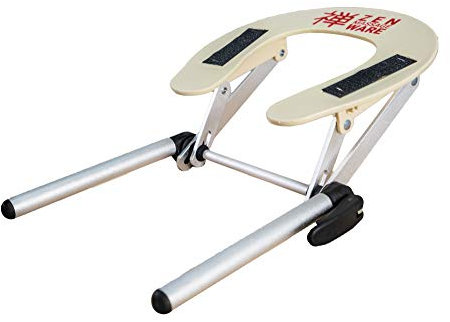Zen – Alu-Kopfstütze für Massageliegen – klappbares Kopfteil aus robustem Aluminium – Massagebank Zubehör für alle gängigen Kosmetik-, Behandlungs- & Therapieliegen geeignet