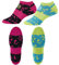 Zumba Socken 2er Set in kräftigen Farben,Sneaker, Socks für Fitness, Compression Socks, Outfit