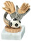 RaRu Fussball-Pokal (Torwart) mit Wunschgravur und Resin-Klebefigur