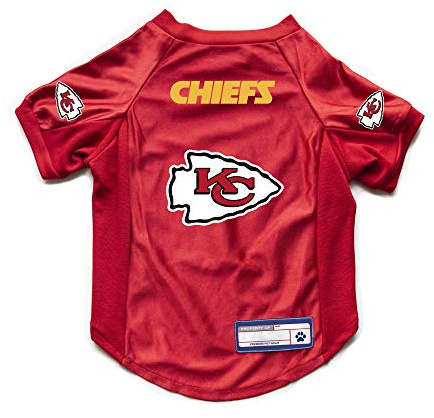 Littlearth NFL Kansas City Chiefs Stretch-Haustier-Trikot, Team-Farbe, Größe M