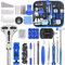 ETEPON Kit Riparazione Orologi Professionale, Attrezzi Orologiaio, Strumento Cambio Fascia e Sostituzione della Batteria