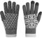 Handschuhe Damen Herren Strickhandschuhe Touchscreen Fingerhandschuhe Plüschfutter Winterhandschuhe Winddichte Fahrradhandschuhe Gestrickte Vollfingerhandschuhe Gloves für Outdoor Radfahren Skifahren