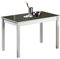 ASTIMESA Mesa de Cocina, Metal, Grafito, 90x50cm