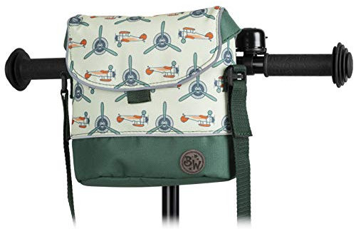 BAMBINIWELT Lenkertasche Tasche kompatibel mit Puky mit Woom Laufrad Räder Roller Fahrrad Fahrradtasche für Kinder wasserabweisend mit Schultergurt (Modell 26)