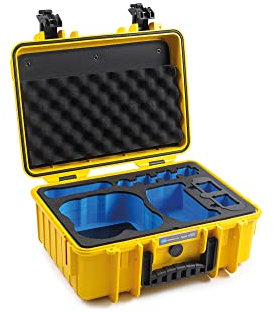 B&W Transportkoffer Outdoor für Drohne DJI Avata, Pro-View Combo, Explorer Combo und Fly More Set - Typ 4000 gelb - wasserdicht nach IP67 Zertifizierung, staubdicht, bruchsicher und unverwüstlich