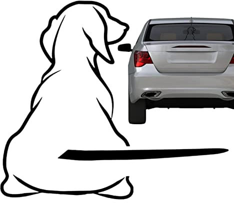 Sysdisen Hundewischer-Aufkleber | Aufkleber mit beweglichem Schwanz für Auto-Heckwischer,Niedlicher Tier-Welpen-Auto-Aufkleber, wasserdicht, Heckscheibenwischer, reflektierende Aufkleber-Dekoration