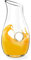 Wilmax Brocca in vetro 1400 ml - Brocca per acqua - Caraffa in vetro - Caraffa per vino - Teiera - Cofanetto regalo - Trasparente - 1 pezzo