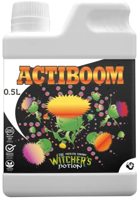 ACTIBOOM - Witcher's Potion Cannaboom (500ml) | Activador de Floración Profesional | Más Ramas, Más Flores y Plantas Compactas | Fórmula Potente para una Floración Excepcional