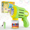 Panacare Kinder Seifenblasenpistole, Seifenblasenmaschine Gun mit Musik 3000+ Blasen/Min mit Seifenblasenlösung, Seifenblasenspielzeug Outdoor Geschenk für Junge 3456789/Geburtstag/Party (2030-Green)
