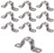 100mm Pipe Strap Clamps, 10 Pcs 304 Stainless Steel Pipe Holder Brackets, Saddle U Shaped Tube Clips for Ducting Plumber Water Pipe
