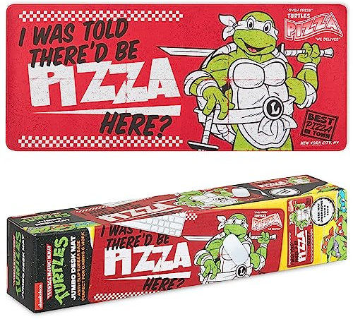Teenage Mutant Ninja Turtles Tappetino Mouse - Tappetino Mouse Gaming XL Tappetino Scrivania Mouse Pad Antiscivolo Desk Mat 70 x 30 cm Regali Per Gamer