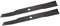 SECURA Jeu de lames (éjection) compatible avec Murray 42819x62A Tracteur de pelouse