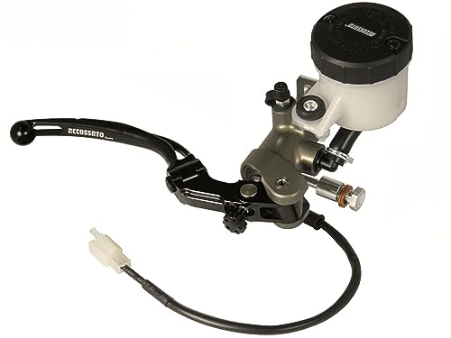 Pompa freno radiale anteriore 19X18 in alluminio anodizzata naturale per Ducati Hypermotard 939 dal 2016 al 2018 (CC 939)