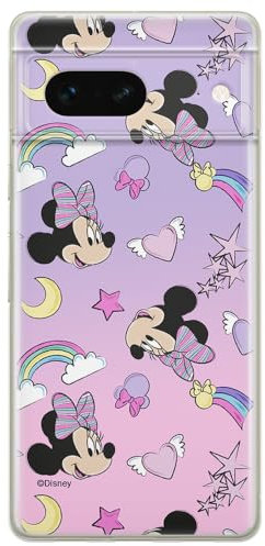 ERT GROUP mobile phone case for Google PIXEL 7 original and officially Licensed Disney pattern Minnie 031 optimally adapted to the shape of the mobile phone, case made of TPU
