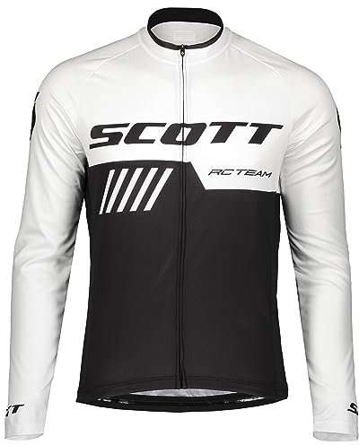 assocauicy Radtrikot Herren Langarm Winter,Fahrrad Trikots Windschutz Mit Fleece Atmungsaktiv Und Schnell Trocken mit Taschen