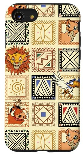 iPhone SE (2020) / 7 / 8 Disney The Lion King 30th Anniversary Simba Friends Pattern Case