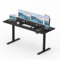 SANODESK Elektrischer Höhenverstellbarer Schreibtisch mit Tischplatte, Memory Funktion und Haken, Schreibtisch Höhenverstellbar Elektrisch für Heimbüro, Homeoffice und Hause(180 x 80cm, schwarz)