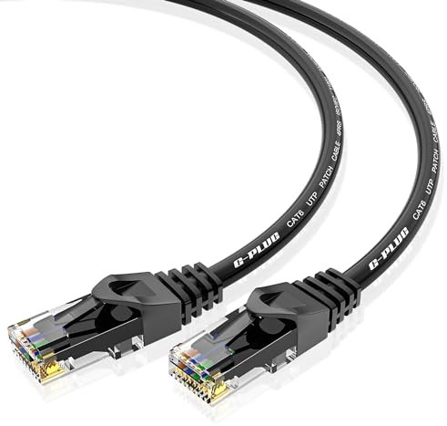 G-PLUG Cat6 Ethernet Cable 10m – High Speed Gigabit RJ45 LAN Cable for PS5, Xbox, Router, Modem, Smart TV – Ideal for Gaming, Streaming, Home & Office