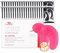 FADVAN Augenpads 40 Paar Kollagen-Hydrogel-Patches, Augenkontur mit Hyaluronsäure, Hydratisieren und Befeuchten für Anti-Aging(Rosa)