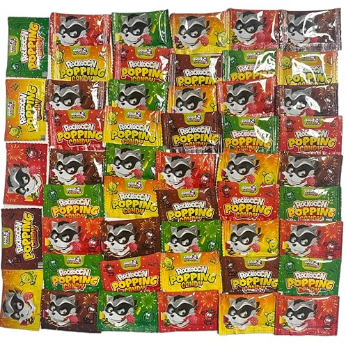 CAPTAIN PLAY Mini Brause Sparpack, 50 Mini Beutel, Süßigkeiten Box mit 50g