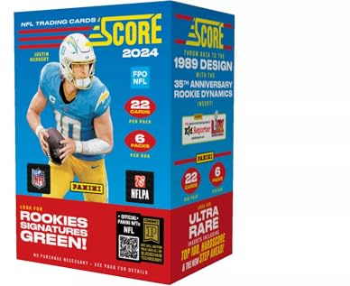 2024 Panini Score Football Blaster Box (132 Football Trading Cards per Box)