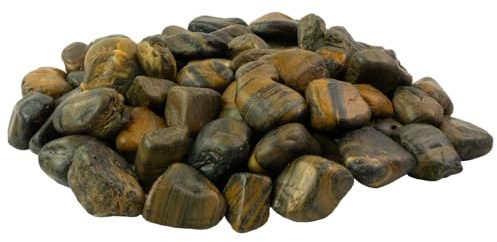 Dekosteine braun poliert 20 kg, Kieselsteine Garten 2-3 cm, Zierkies für Vasen, Flusssteine, Ziersteine, Flusssteine Pflanzen, Deko-Kies, Steine-Garten, Kies, Flusskiesel, braune Steine Deko