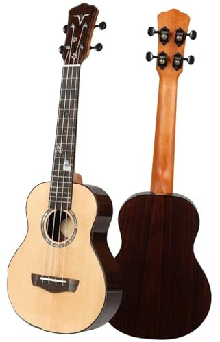 Top Solid Uke 23/26 Pollici Mini Ukulele Da Concerto Per Chitarra Acustica Con Corde In Nylon Lucido(23)